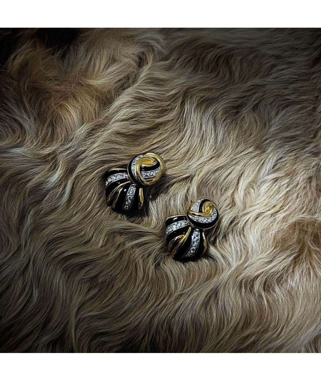 LANVIN Золотые металлические клипсы, фото 4