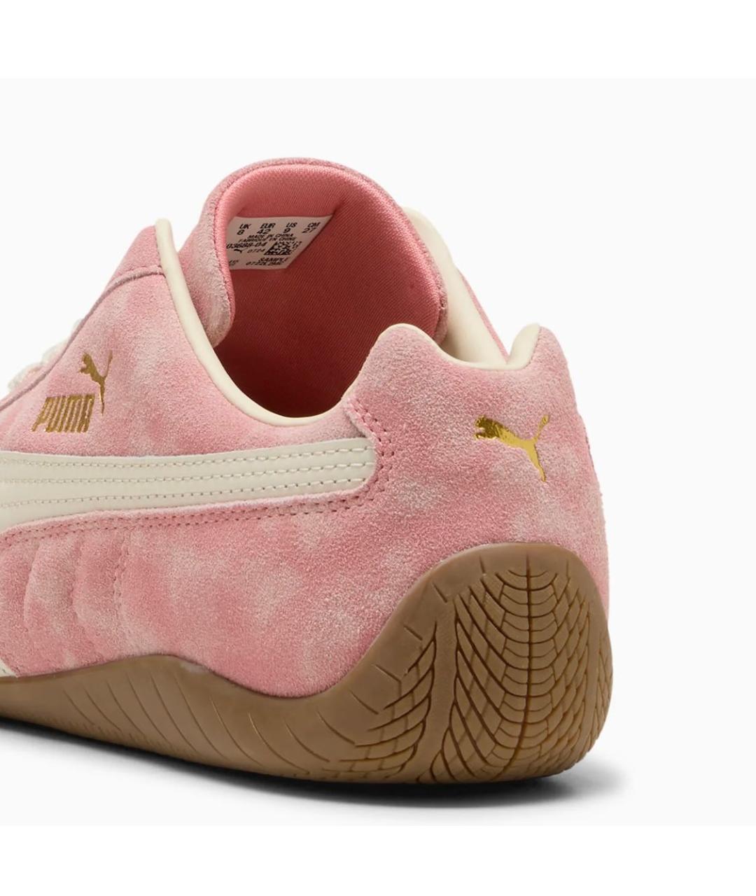 PUMA Розовые нубуковые кроссовки, фото 5