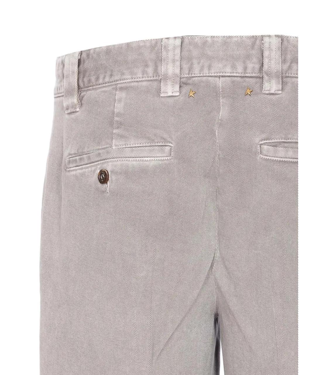 GOLDEN GOOSE DELUXE BRAND Серые повседневные брюки, фото 3