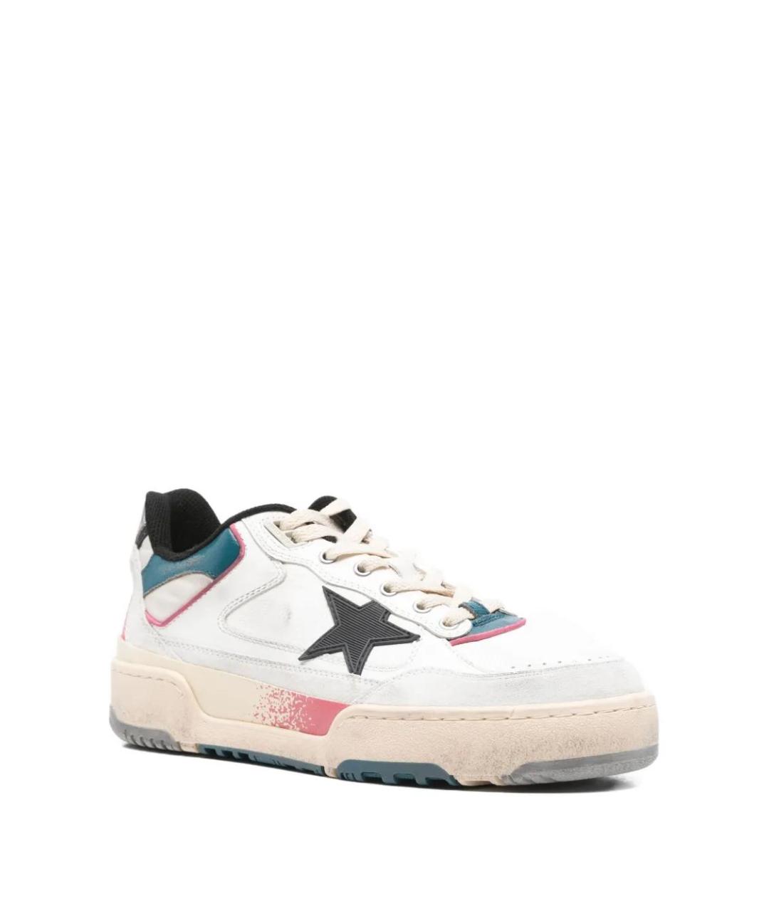 GOLDEN GOOSE DELUXE BRAND Мульти кожаные низкие кроссовки / кеды, фото 2
