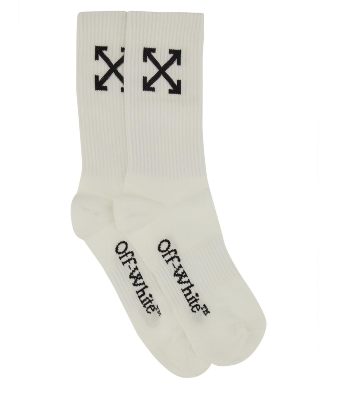 OFF-WHITE Белые носки, чулки и колготы, фото 1