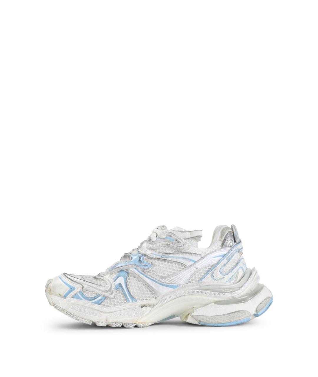 BALENCIAGA Голубые синтетические кроссовки, фото 3