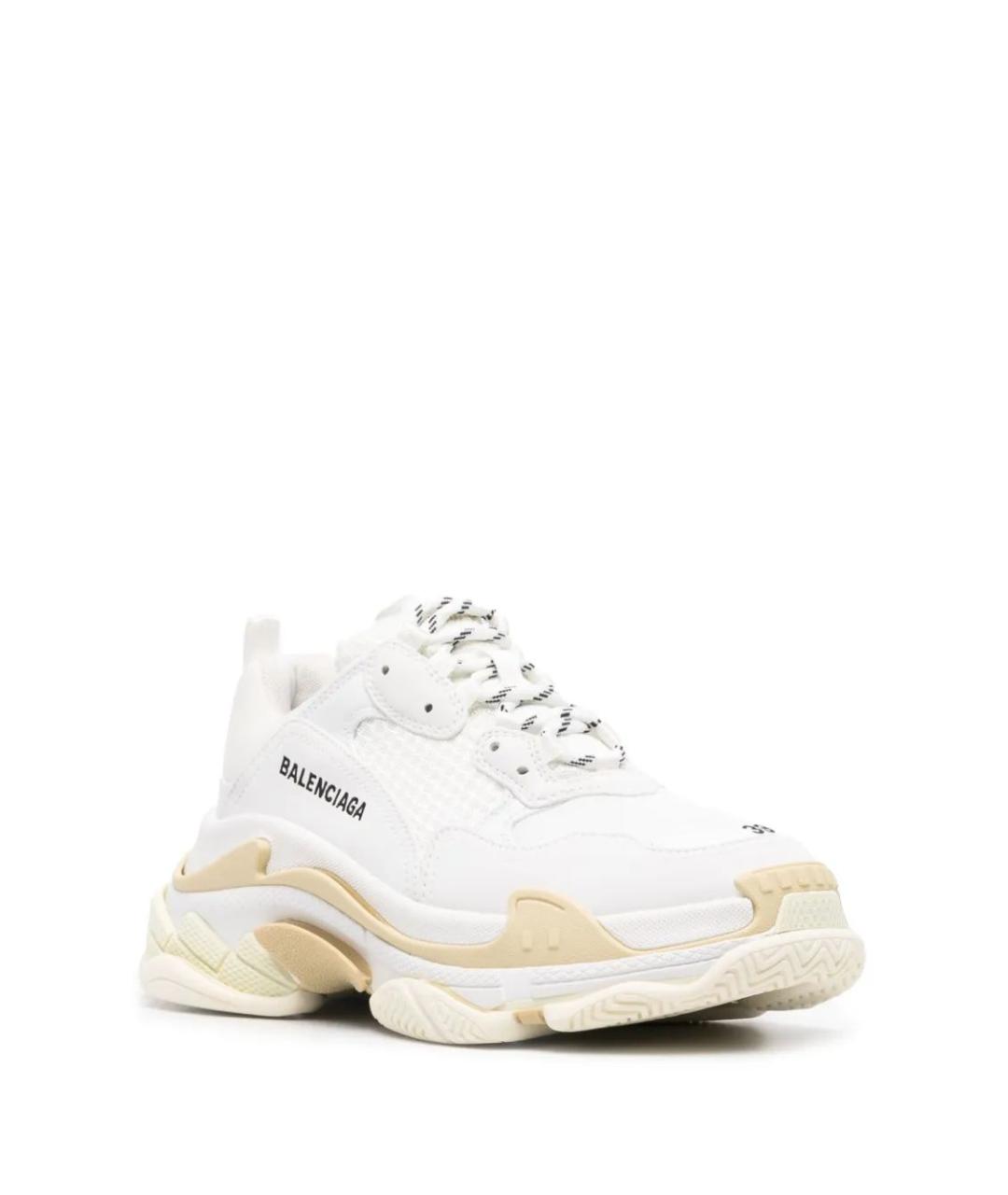 BALENCIAGA Белые синтетические кроссовки, фото 5