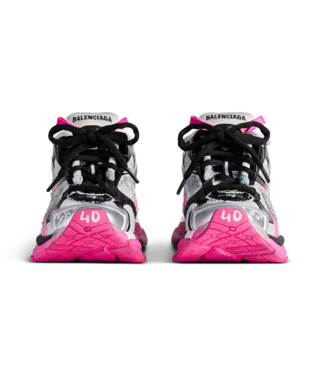 BALENCIAGA Розовые синтетические кроссовки, фото 2