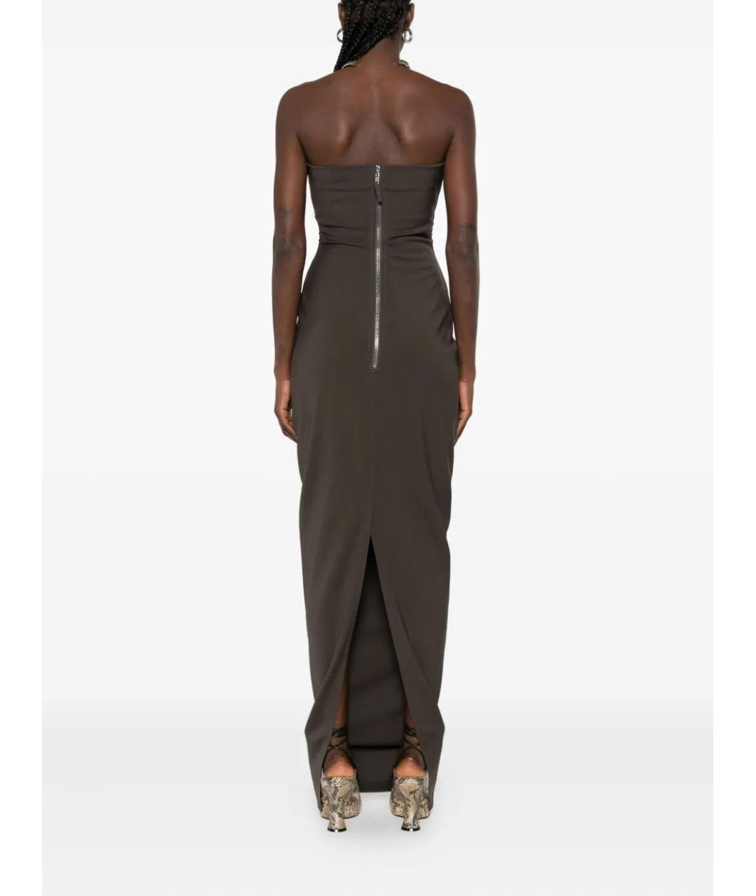 RICK OWENS Серое повседневное платье, фото 5