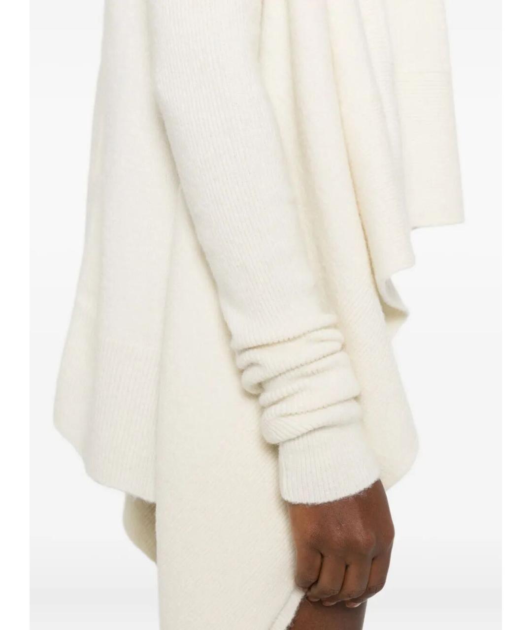 RICK OWENS Бежевый шерстяной кардиган, фото 3