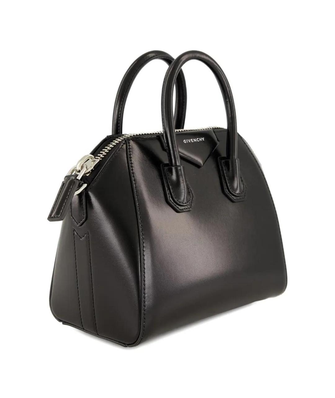 GIVENCHY Черная кожаная сумка тоут, фото 4