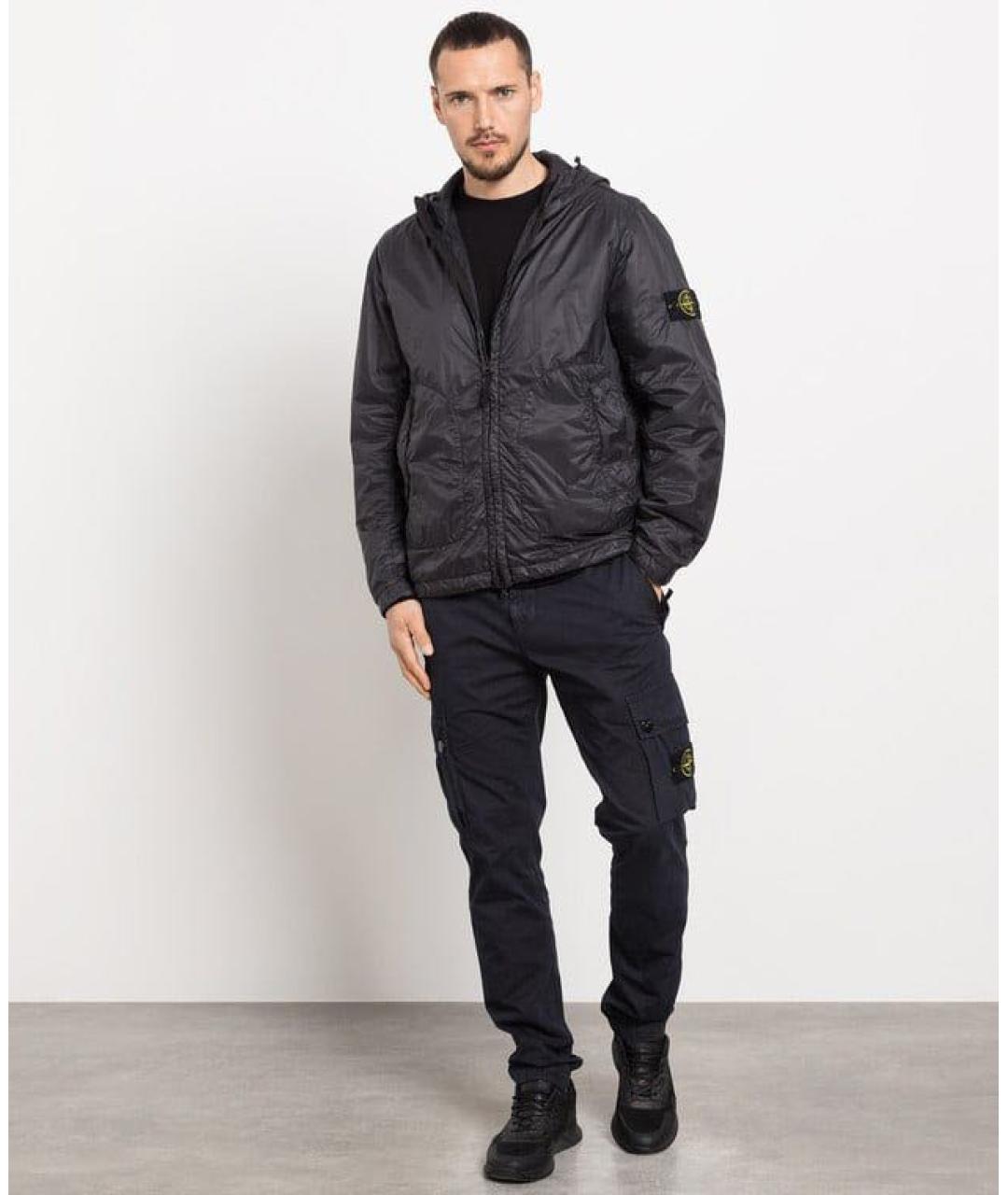 STONE ISLAND Черная куртка, фото 8