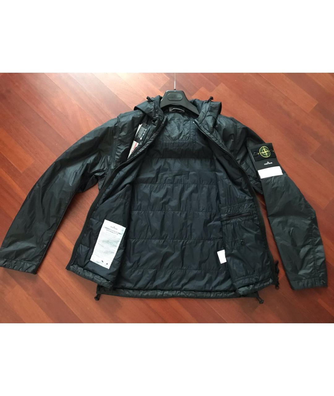 STONE ISLAND Черная куртка, фото 4