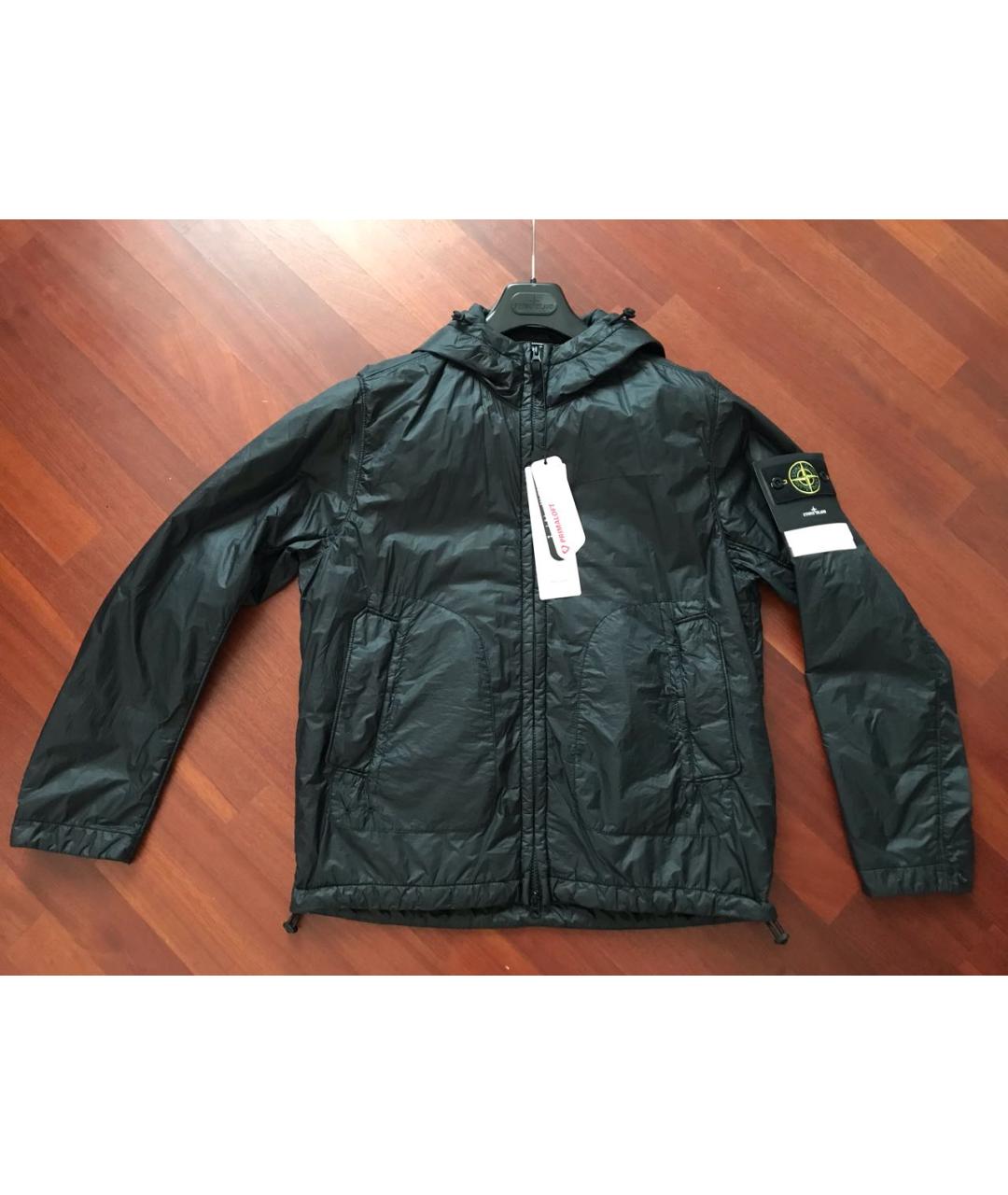 STONE ISLAND Черная куртка, фото 3
