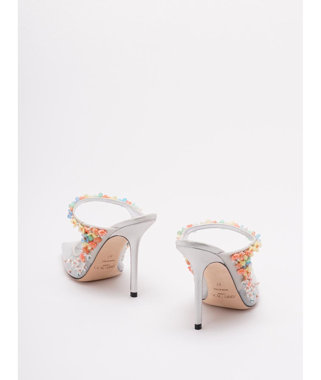 JIMMY CHOO Серебряные туфли, фото 3