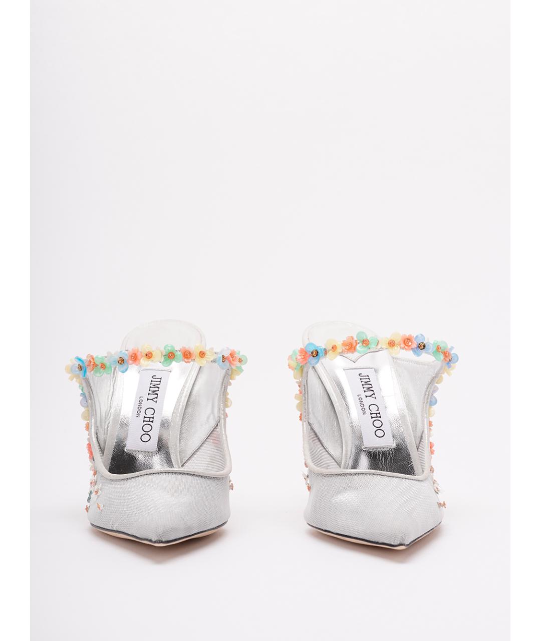 JIMMY CHOO Серебряные туфли, фото 6