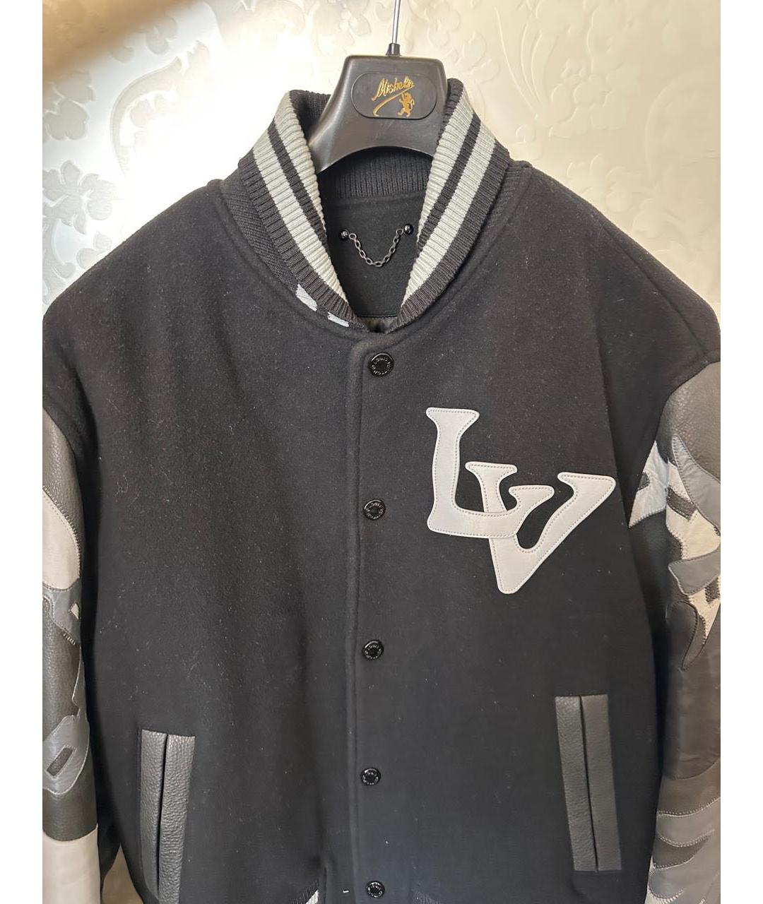 LOUIS VUITTON Черная кожаная куртка, фото 3