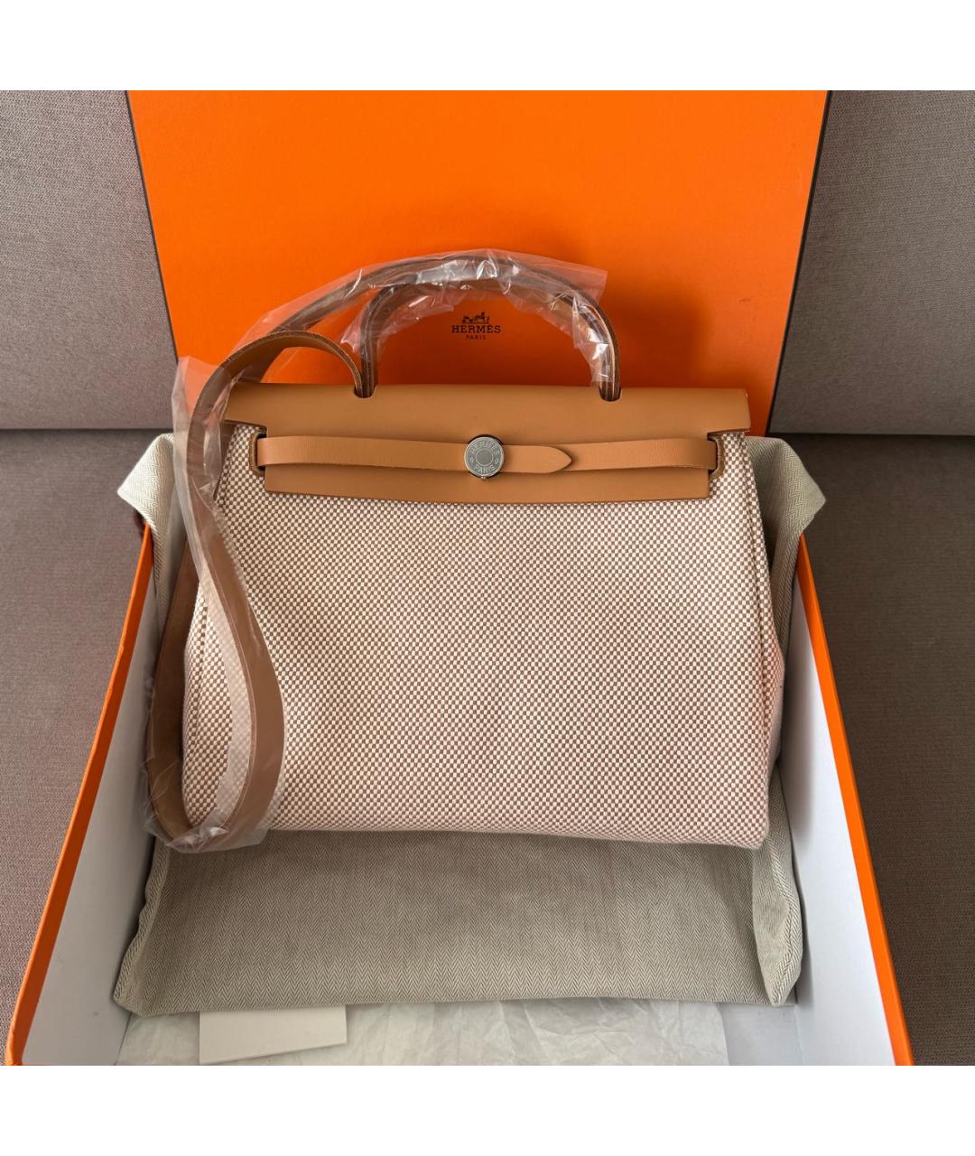 HERMES Коричневая кожаная сумка через плечо, фото 2