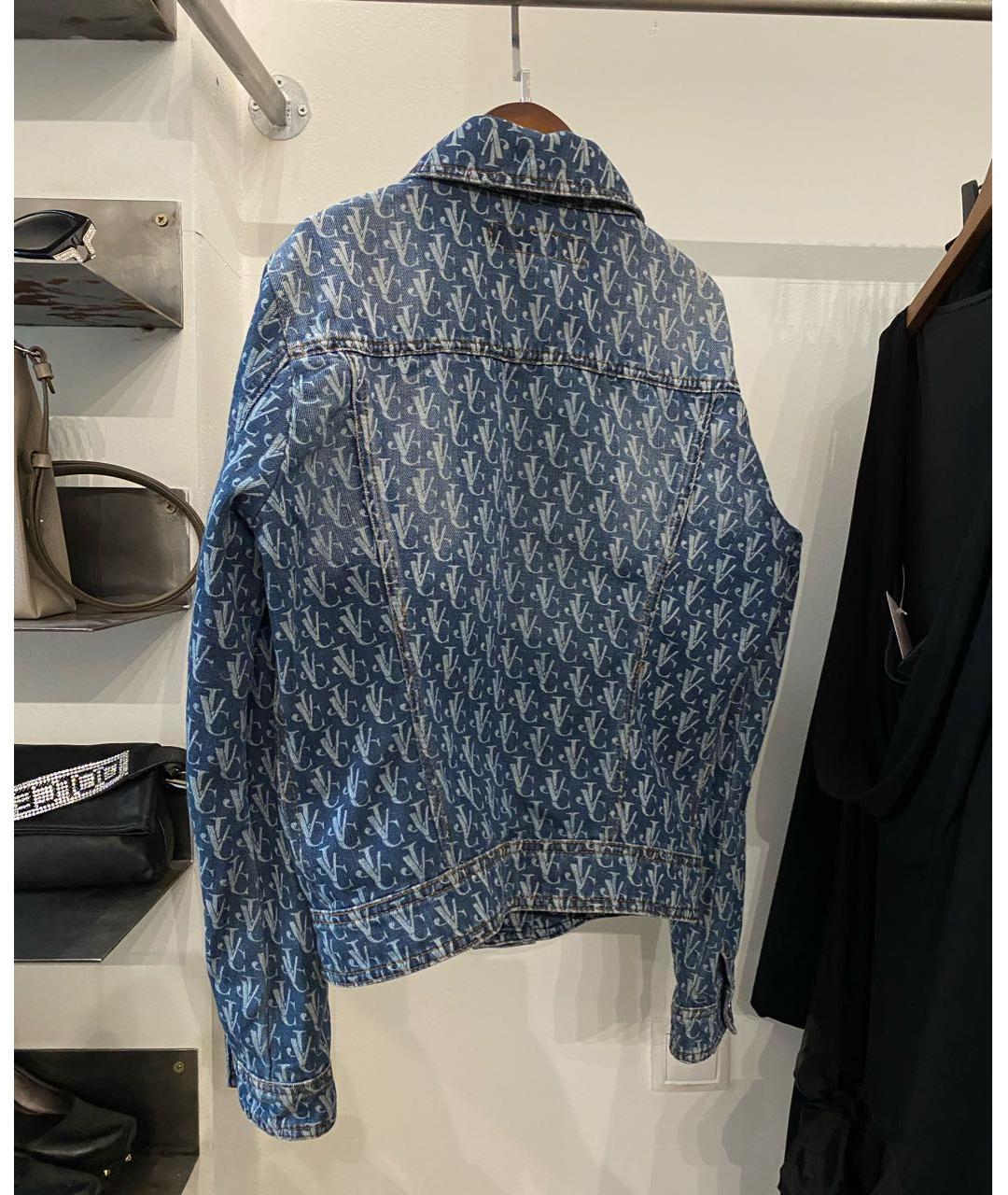 VERSACE JEANS COUTURE Синяя деним куртка, фото 7