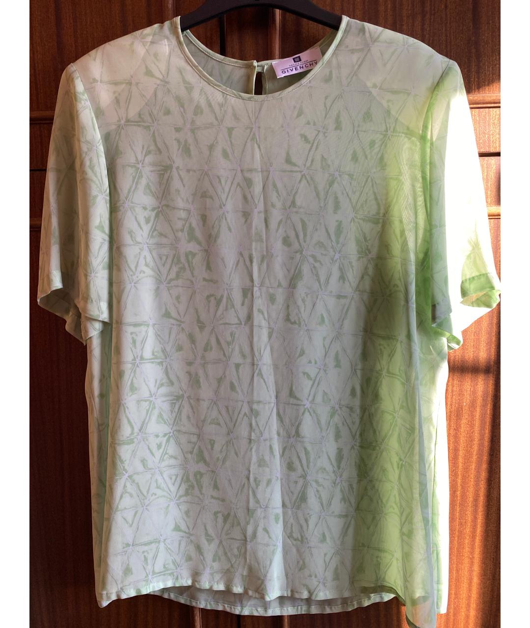 GIVENCHY Зеленый вискозный костюм с юбками, фото 3