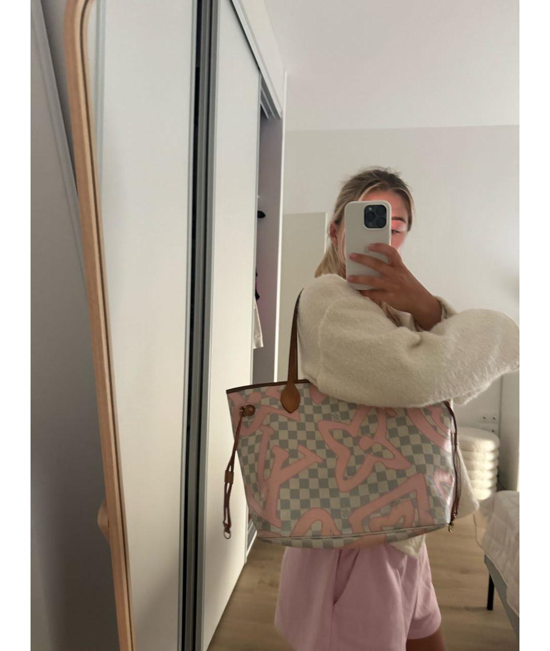 LOUIS VUITTON Бежевая сумка тоут, фото 5