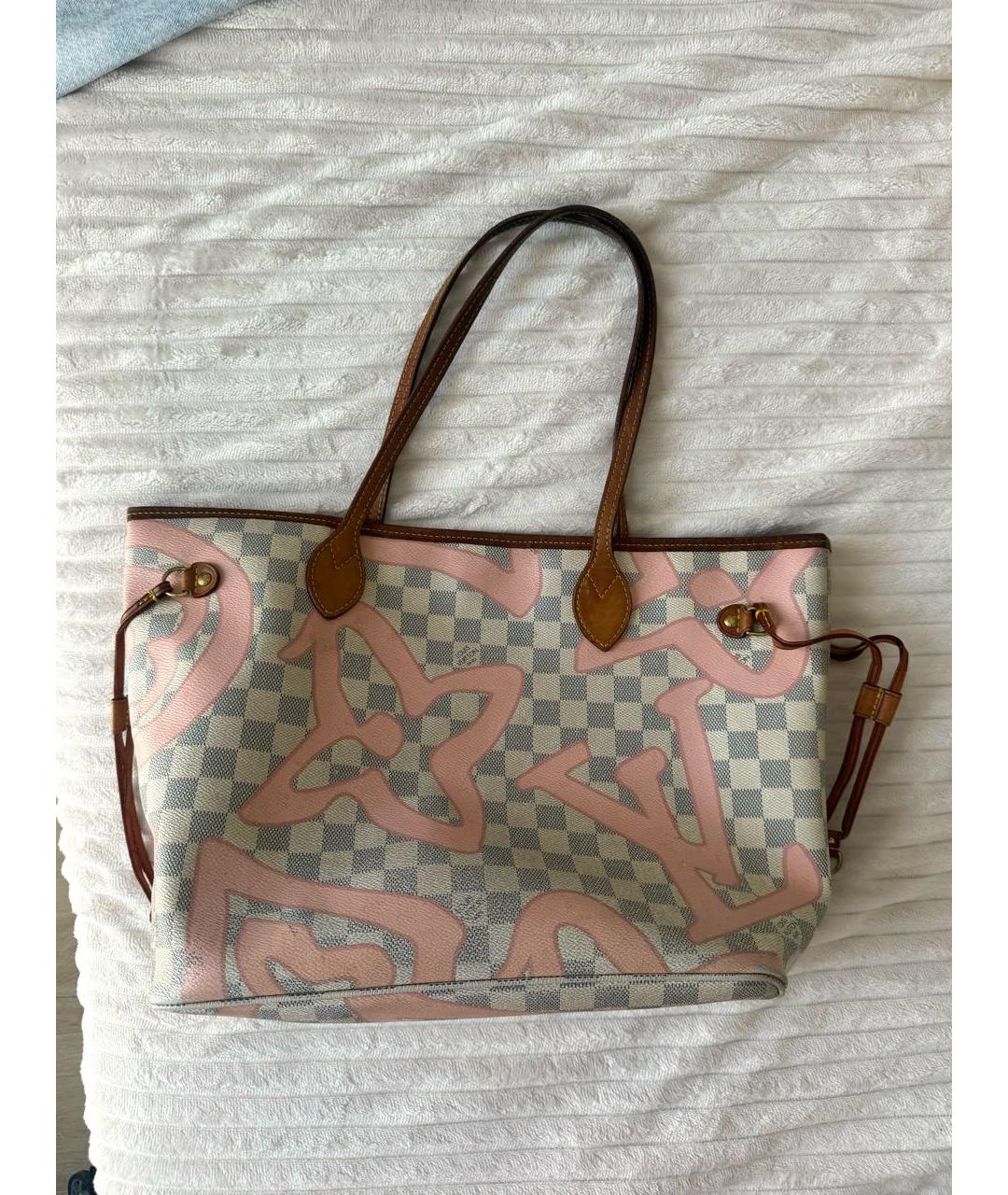 LOUIS VUITTON Бежевая сумка тоут, фото 6