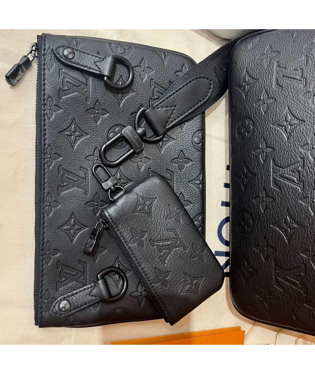 LOUIS VUITTON Черная сумка на плечо, фото 4