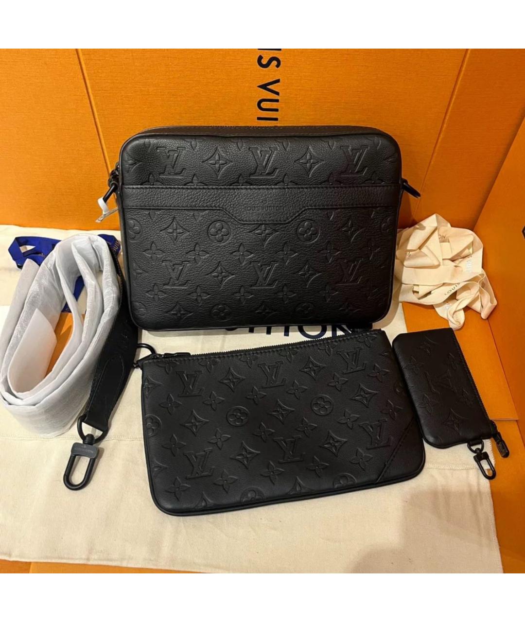 LOUIS VUITTON Черная сумка на плечо, фото 2