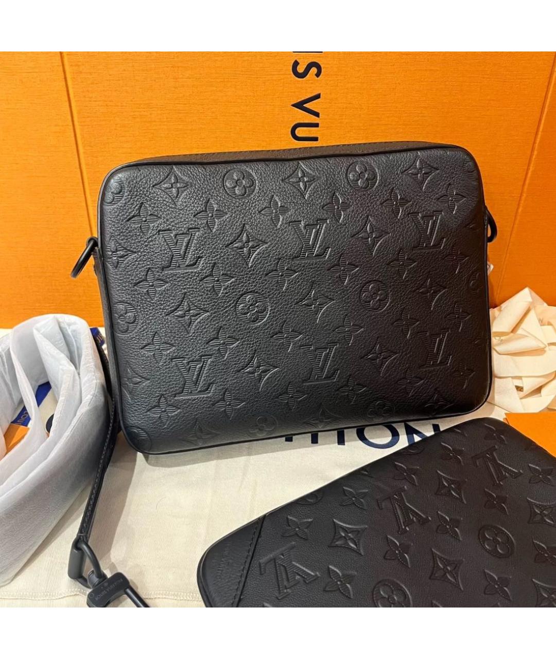 LOUIS VUITTON Черная сумка на плечо, фото 6