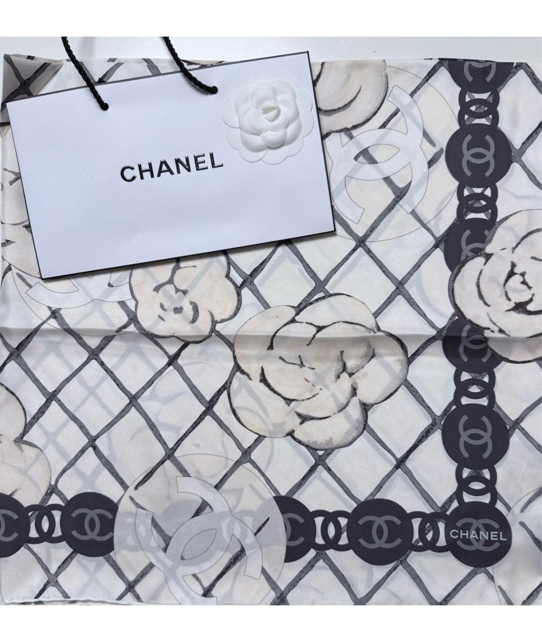 CHANEL Мульти шелковый платок, фото 8