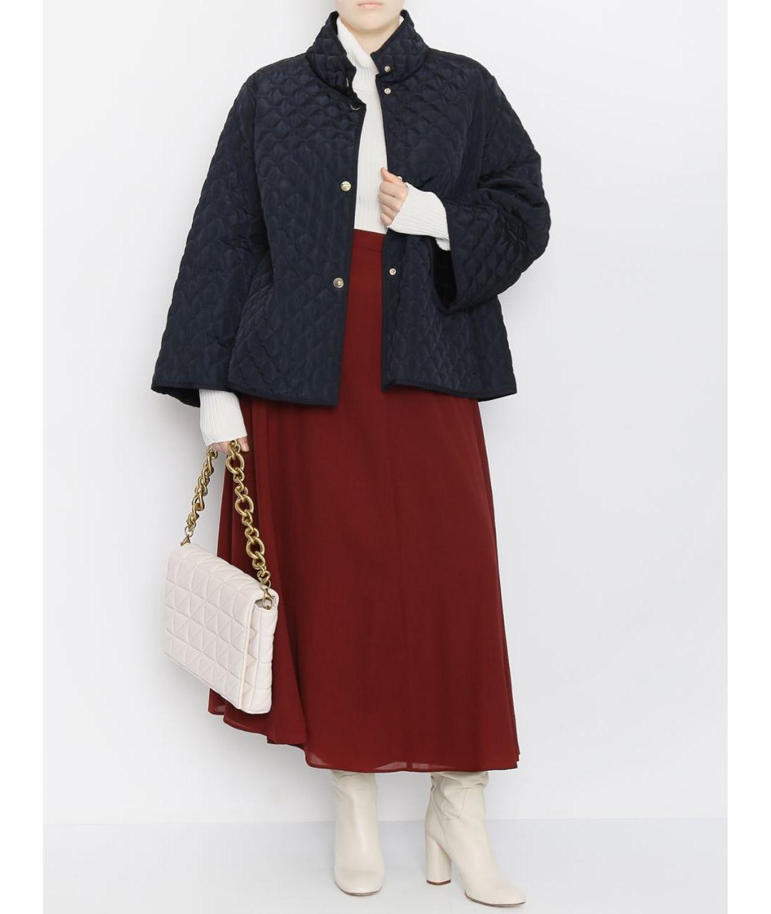 MAX MARA Бордовый полиэстеровый костюм с юбками, фото 7