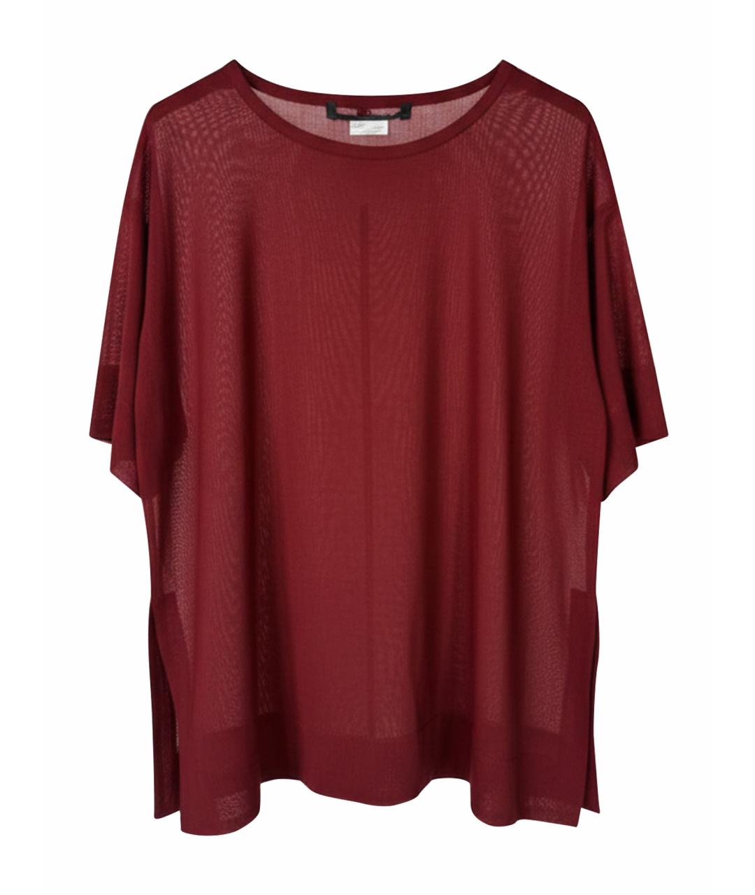 MAX MARA Бордовый полиэстеровый костюм с юбками, фото 1