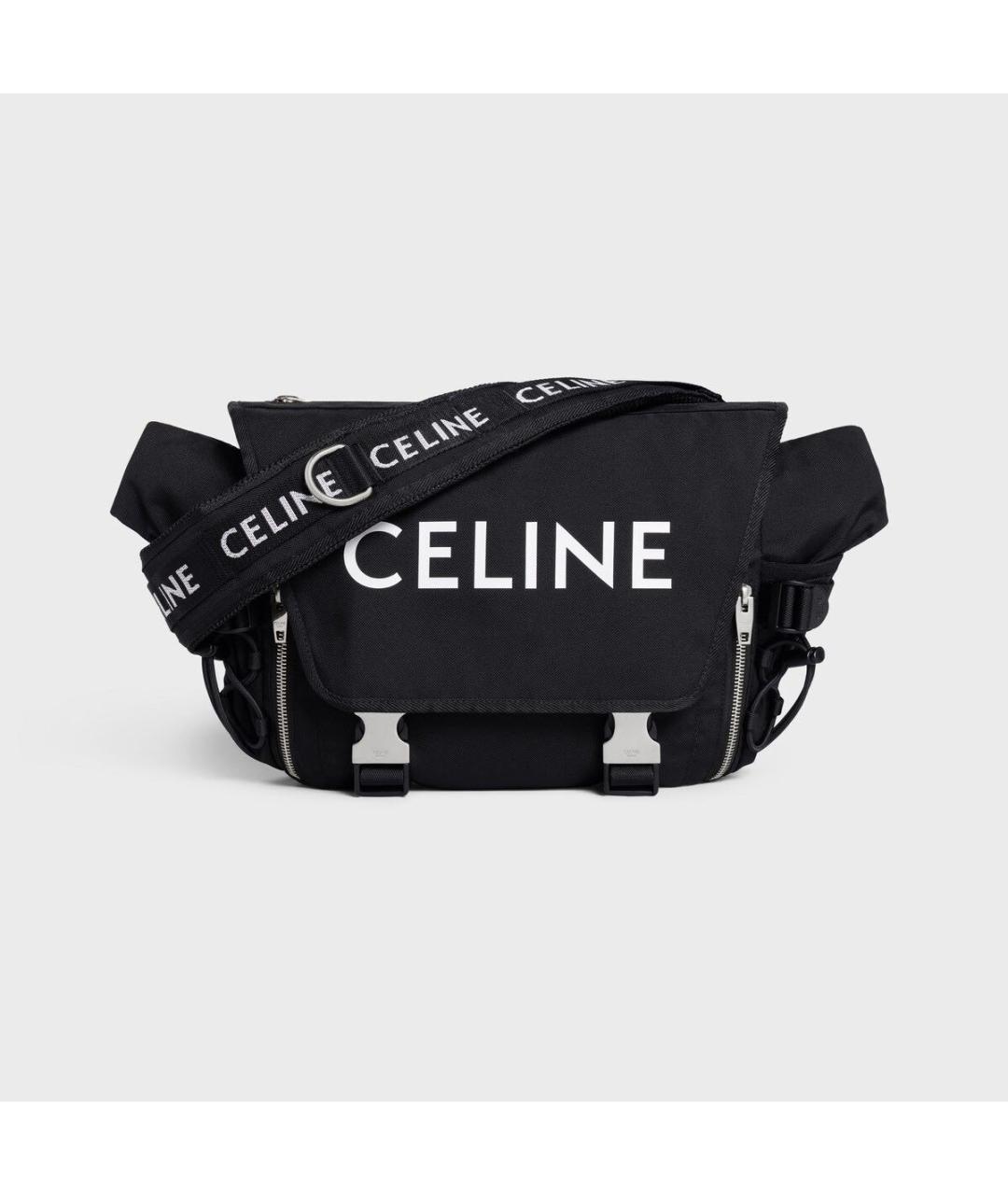 CELINE Черная сумка через плечо, фото 8