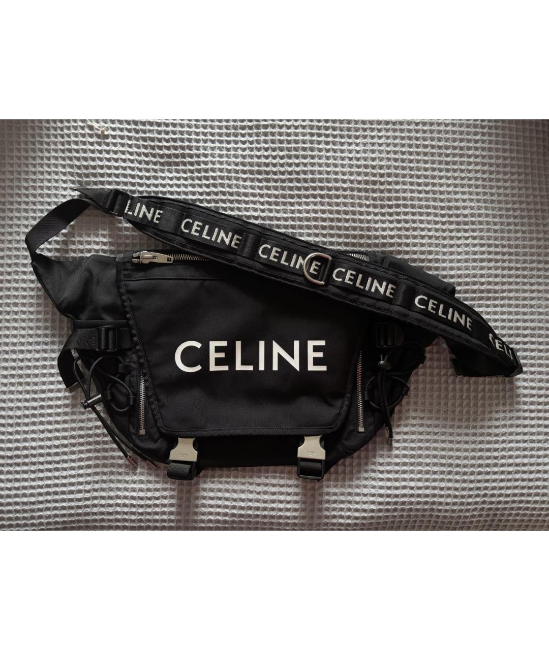 CELINE Черная сумка через плечо, фото 2