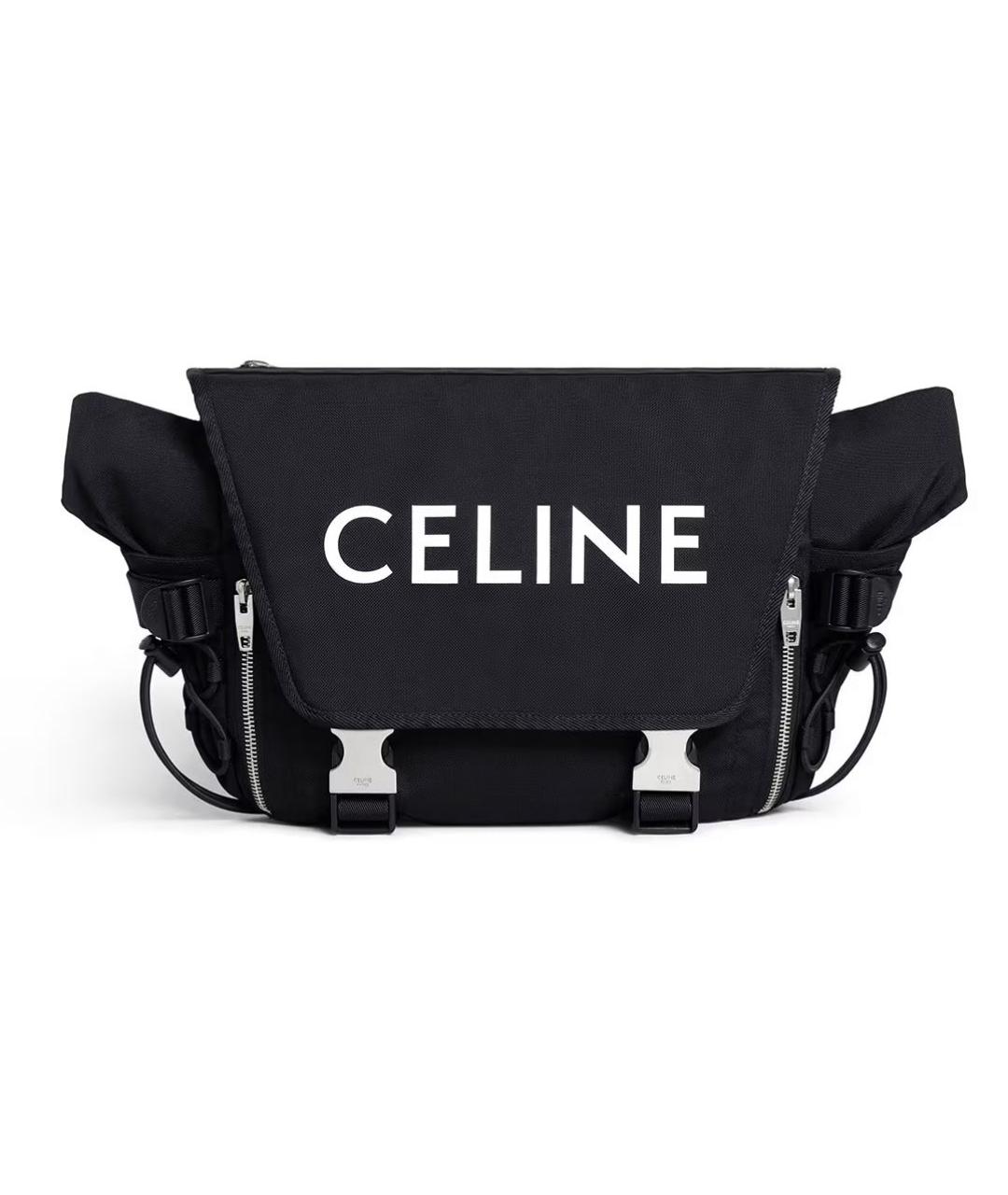 CELINE Черная сумка через плечо, фото 9