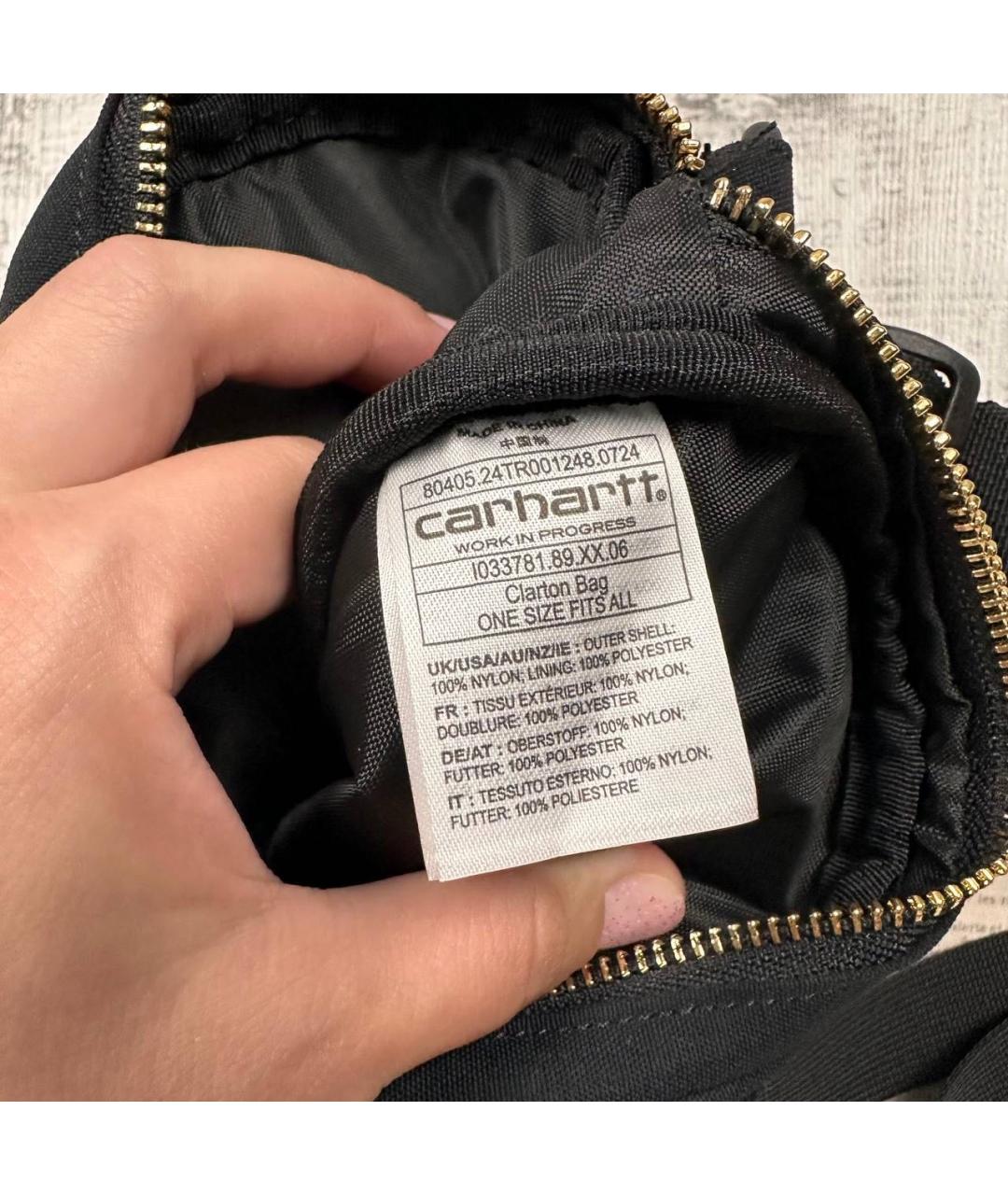 CARHARTT WIP Черная сумка на плечо, фото 7