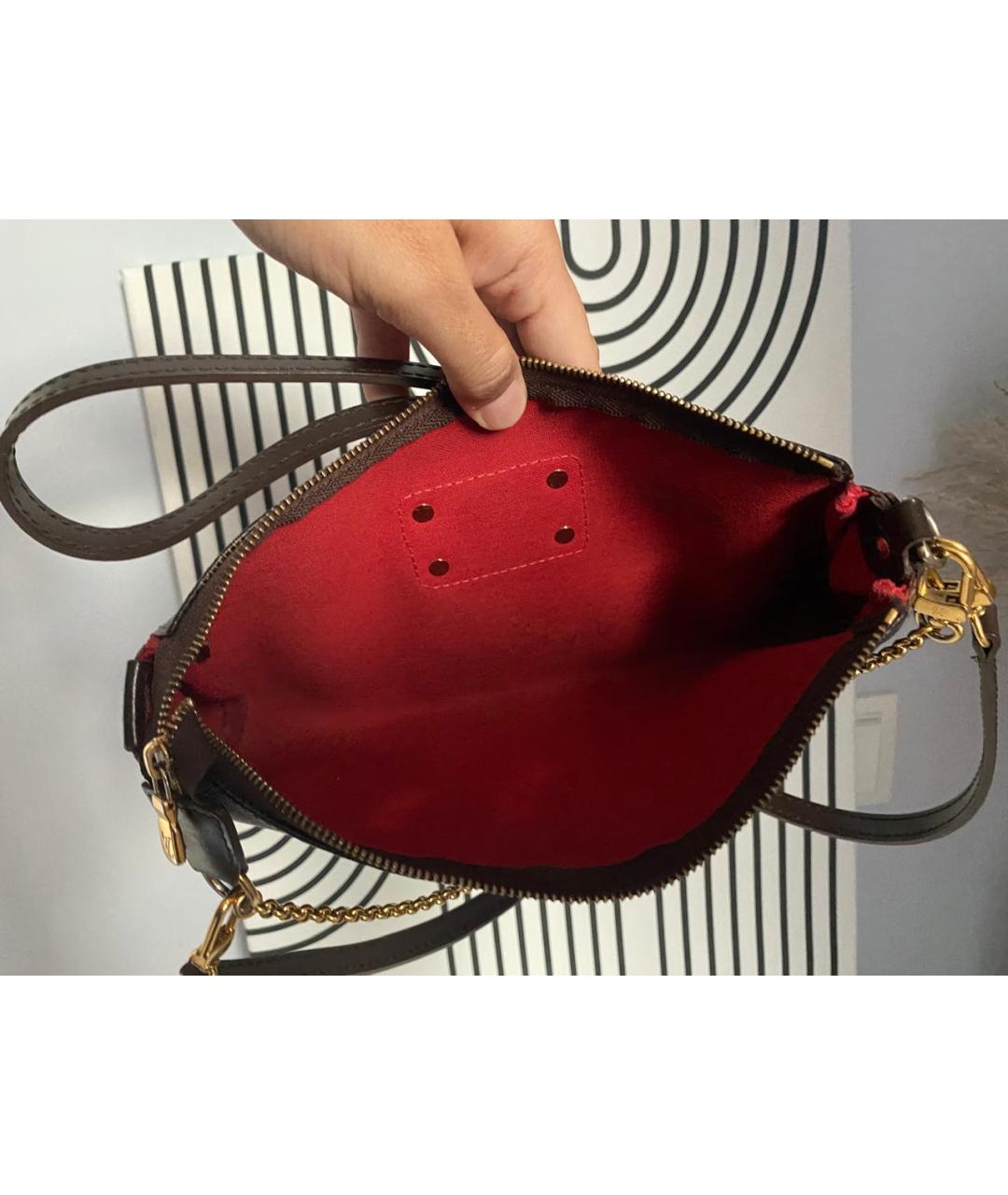 LOUIS VUITTON Коричневая сумка с короткими ручками, фото 9