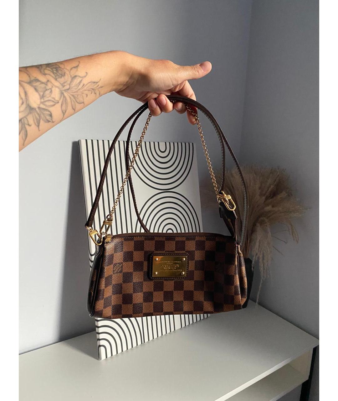 LOUIS VUITTON Коричневая сумка с короткими ручками, фото 10