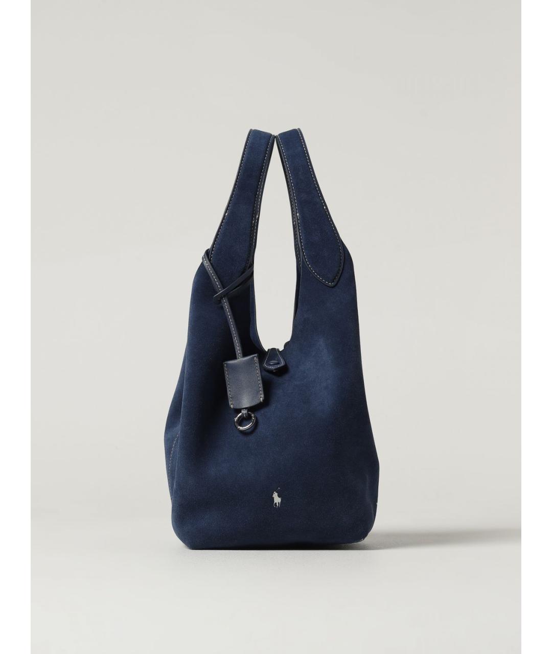 POLO RALPH LAUREN Синяя сумка тоут, фото 4