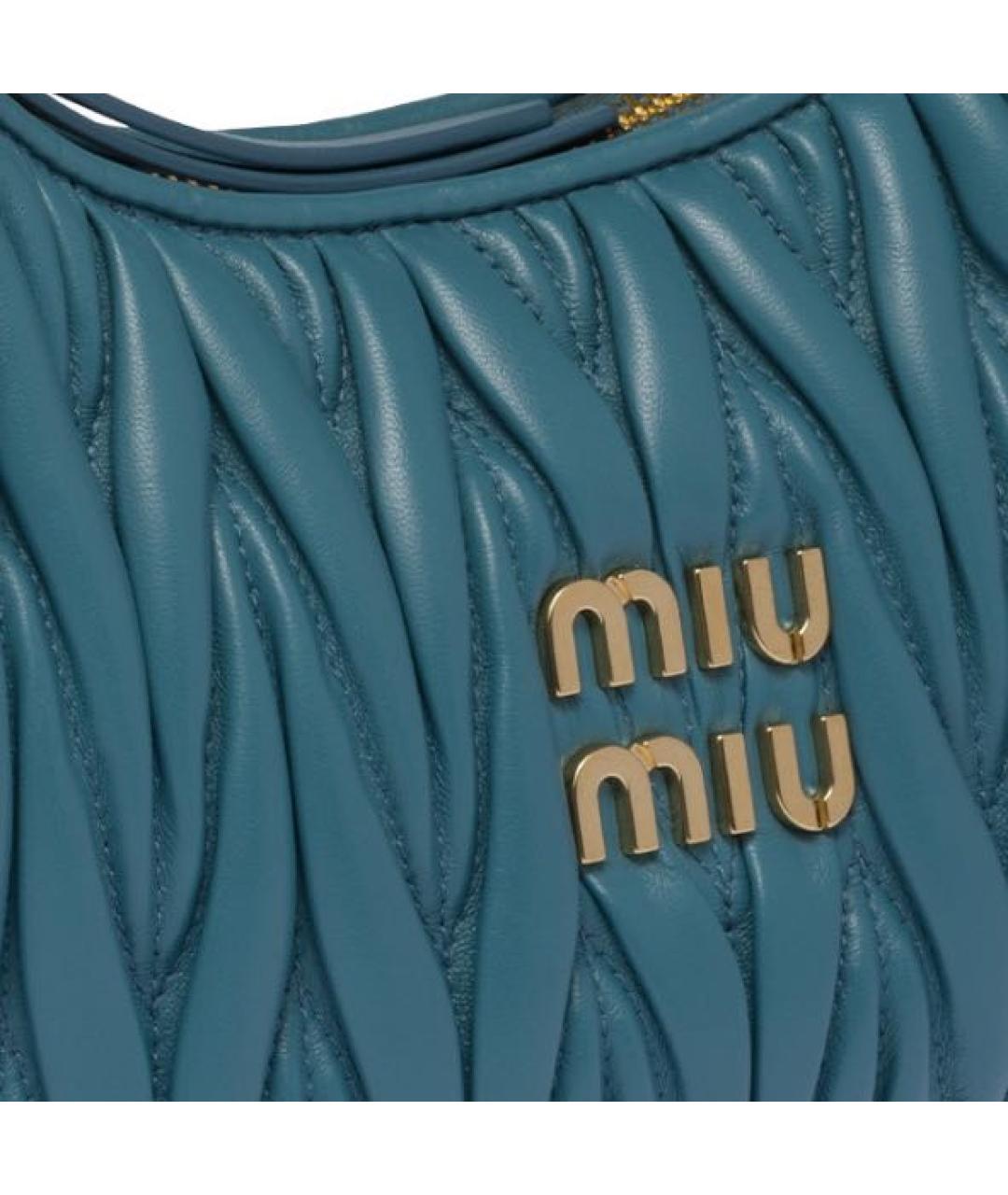 MIU MIU Кожаная сумка через плечо, фото 4