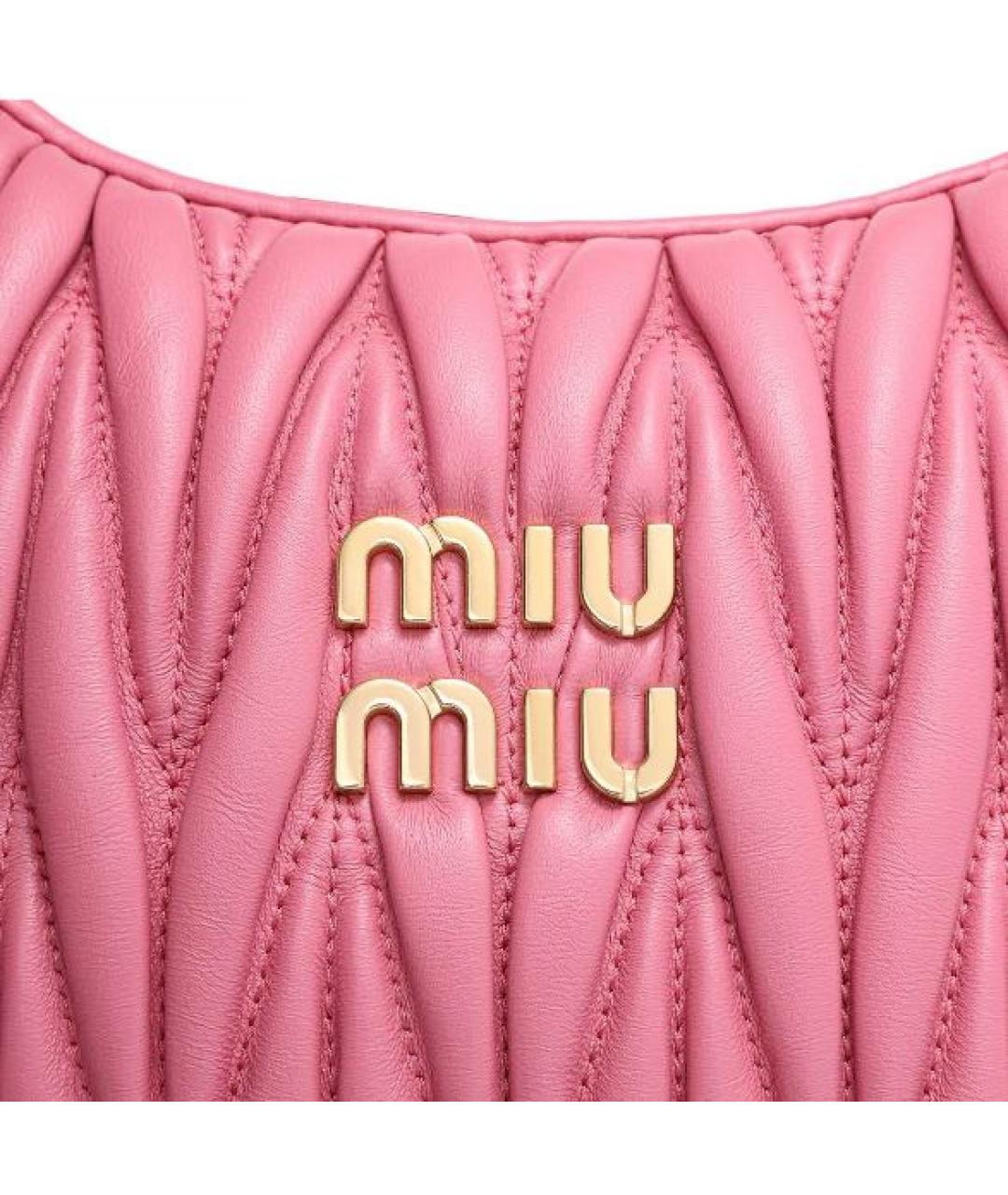 MIU MIU Кожаная сумка через плечо, фото 5