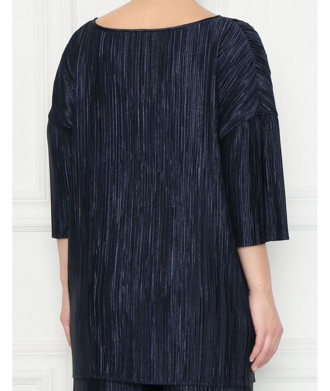 MAX MARA Синий полиэстеровый костюм с брюками, фото 5