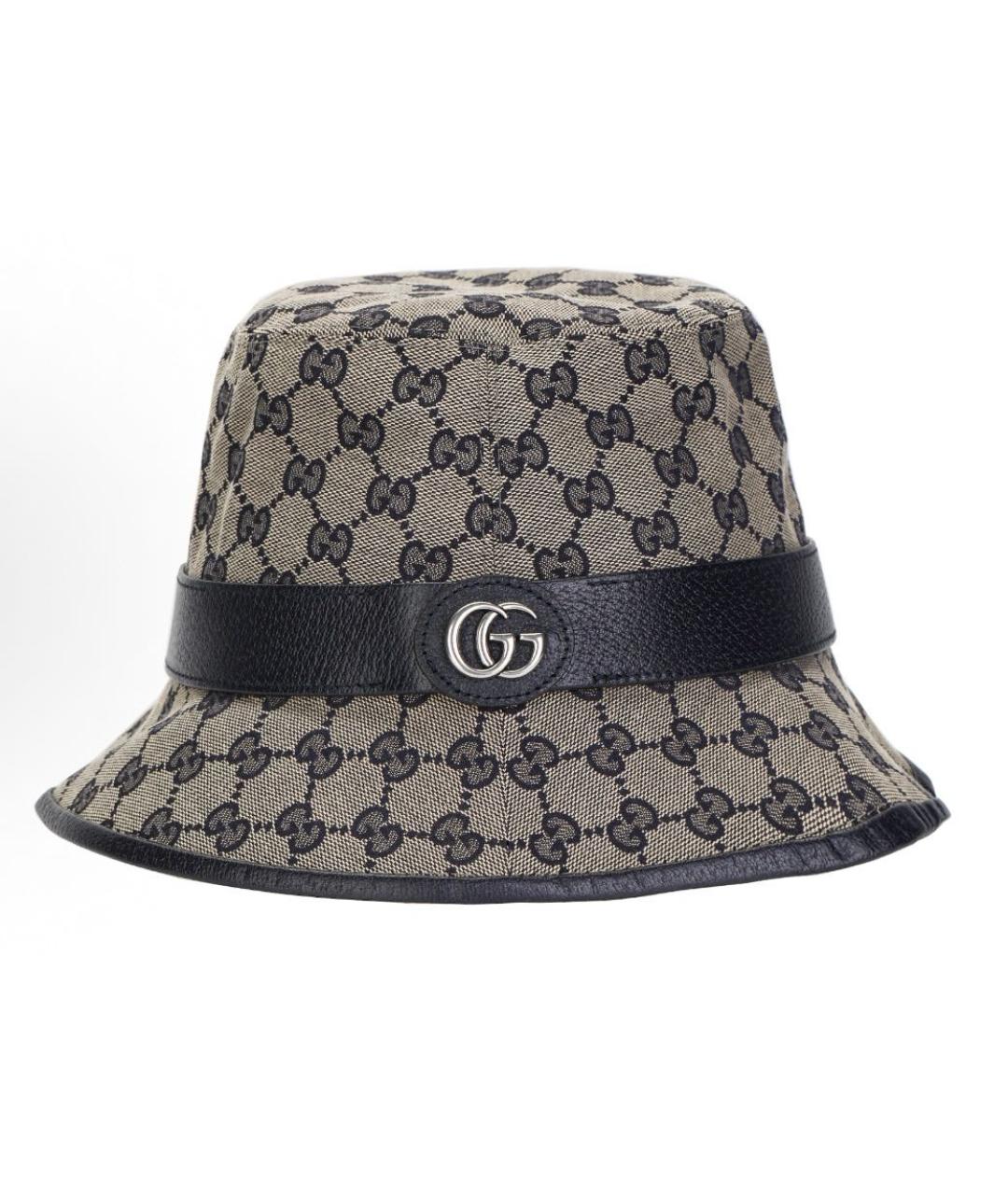 GUCCI Черная хлопковая панама, фото 4