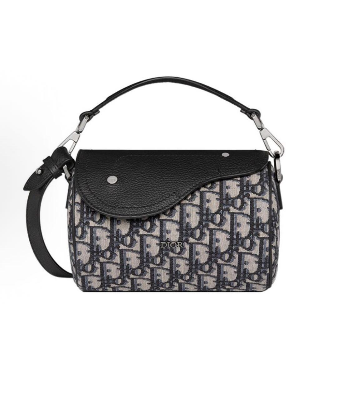 CHRISTIAN DIOR Темно-синяя сумка на плечо, фото 7