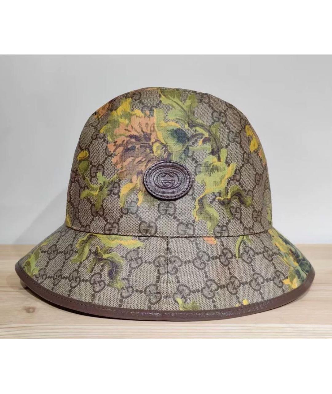 GUCCI Коричневая шляпа, фото 2