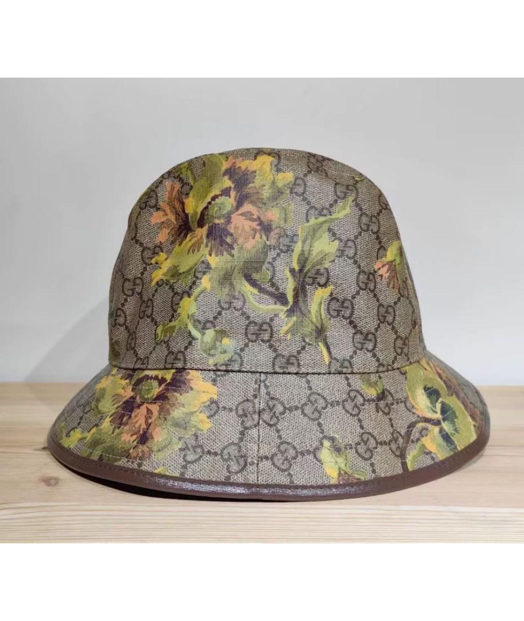 GUCCI Коричневая шляпа, фото 4