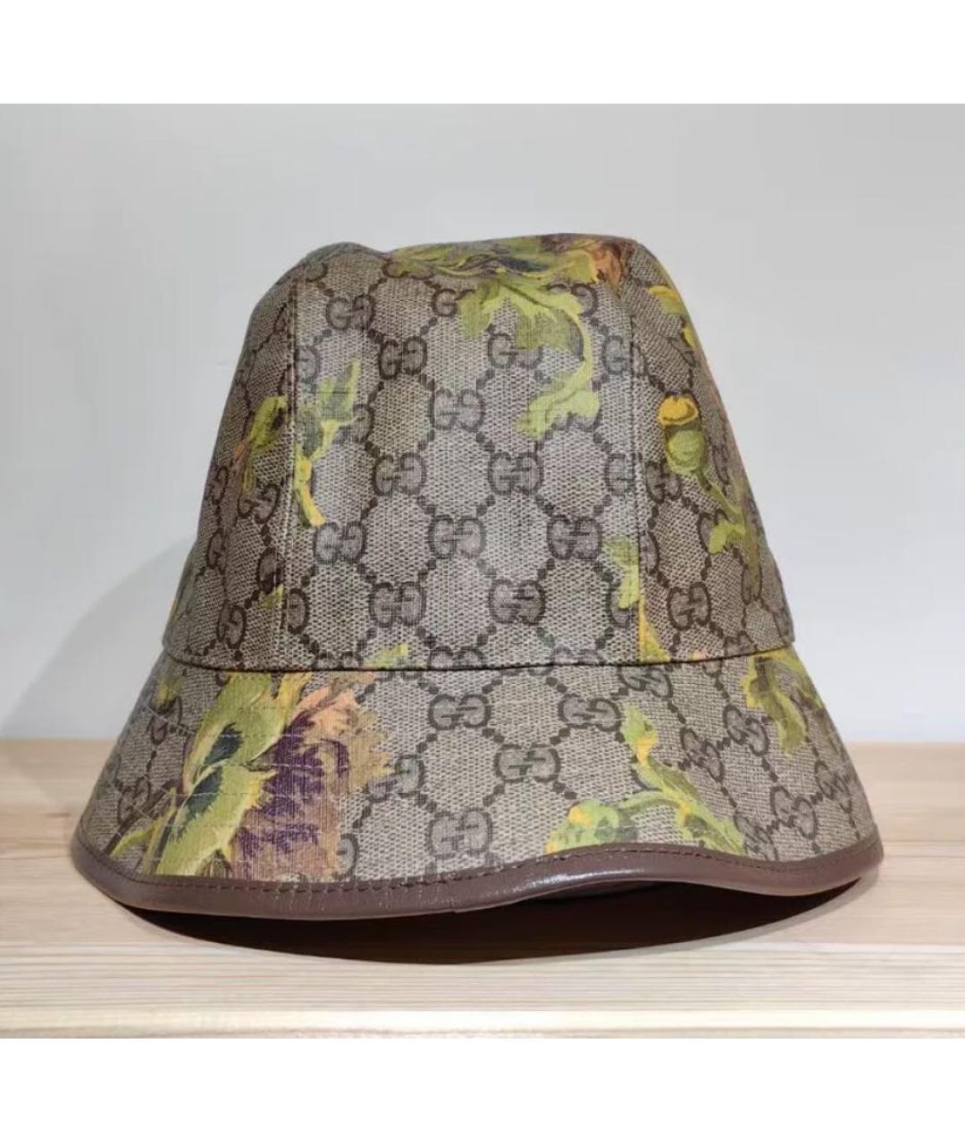 GUCCI Коричневая шляпа, фото 3