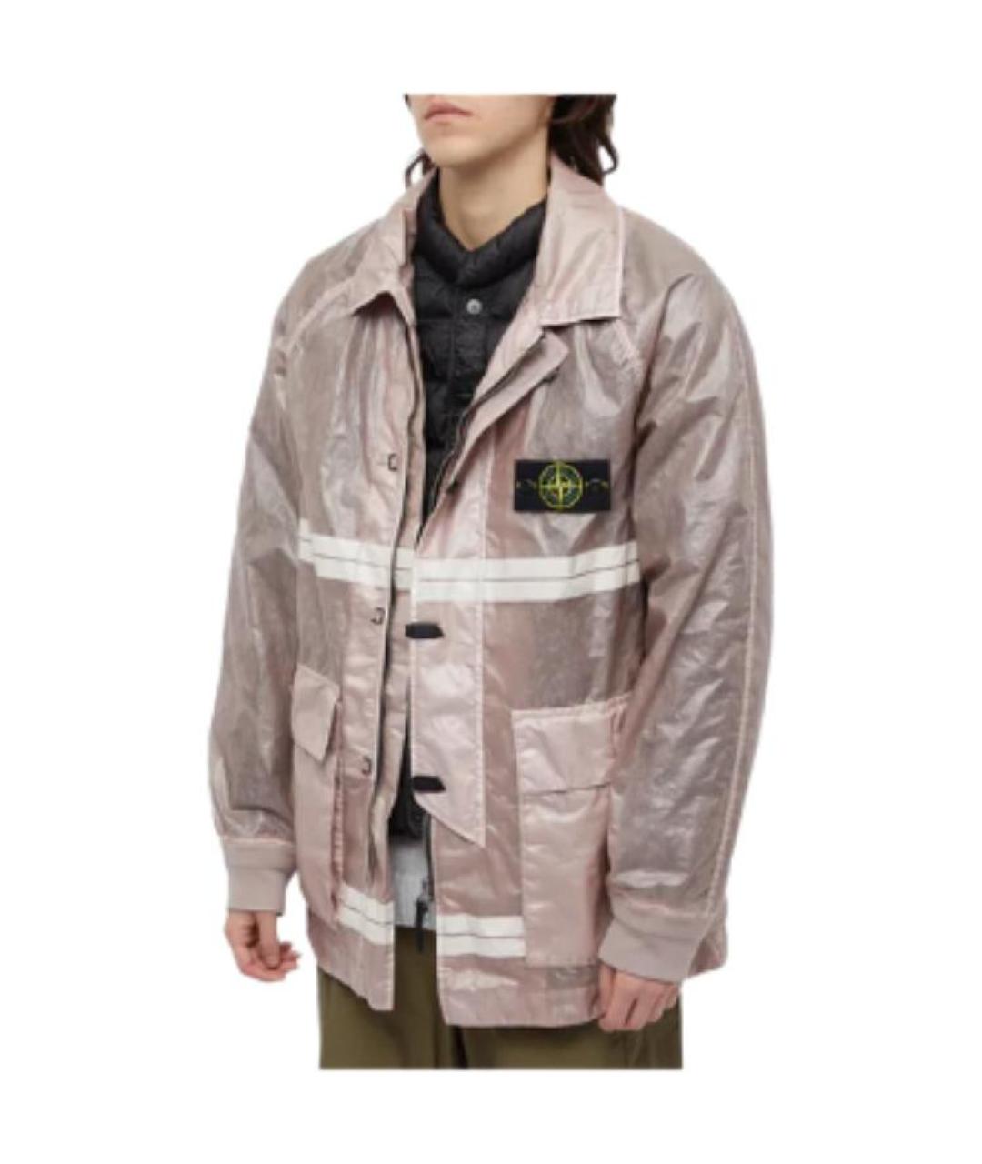 STONE ISLAND Розовая куртка, фото 4
