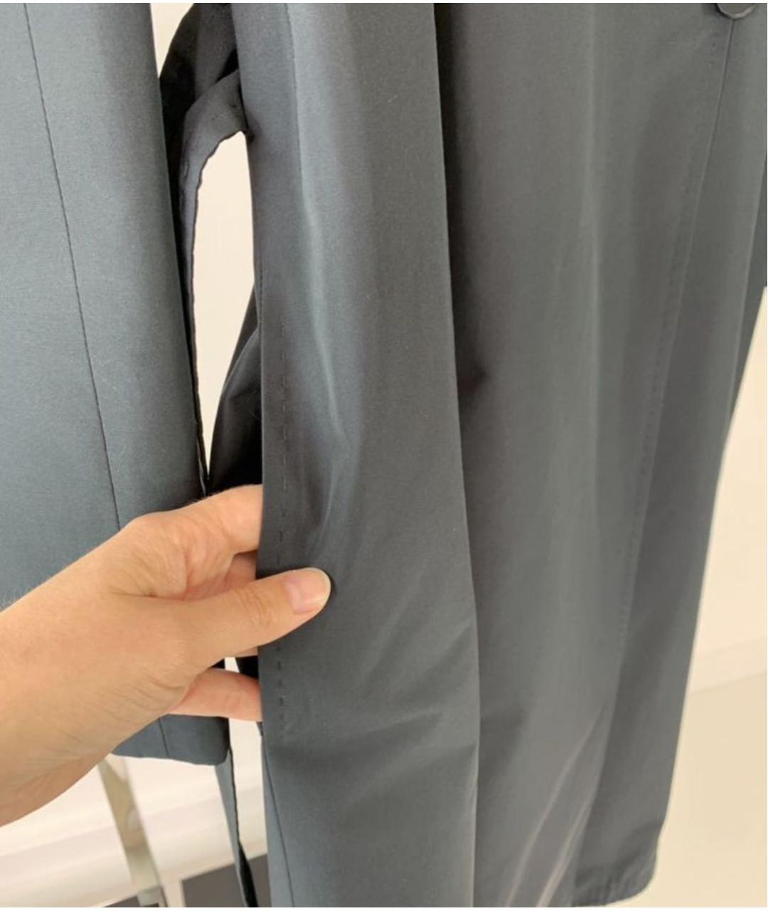 MAX MARA Черный тренч/плащ, фото 4
