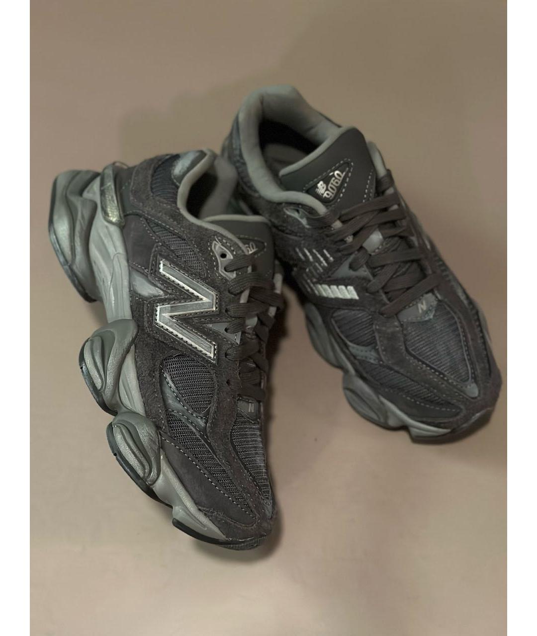 NEW BALANCE Антрацитовые замшевые кроссовки, фото 3