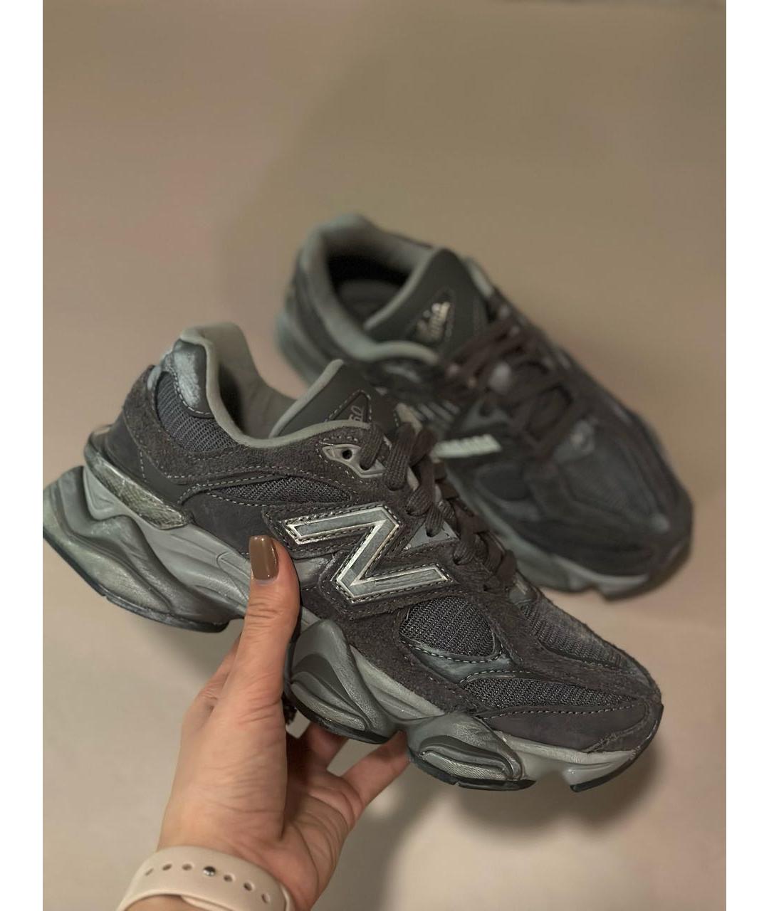 NEW BALANCE Антрацитовые замшевые кроссовки, фото 6