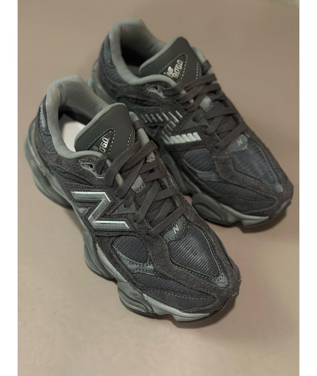 NEW BALANCE Антрацитовые замшевые кроссовки, фото 2