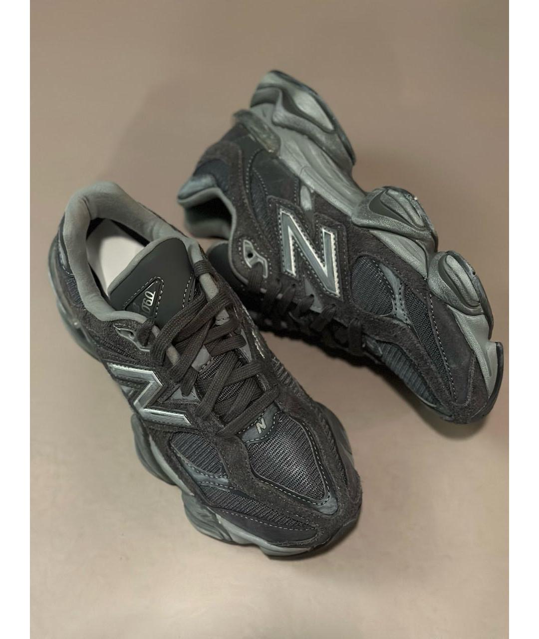 NEW BALANCE Антрацитовые замшевые кроссовки, фото 4
