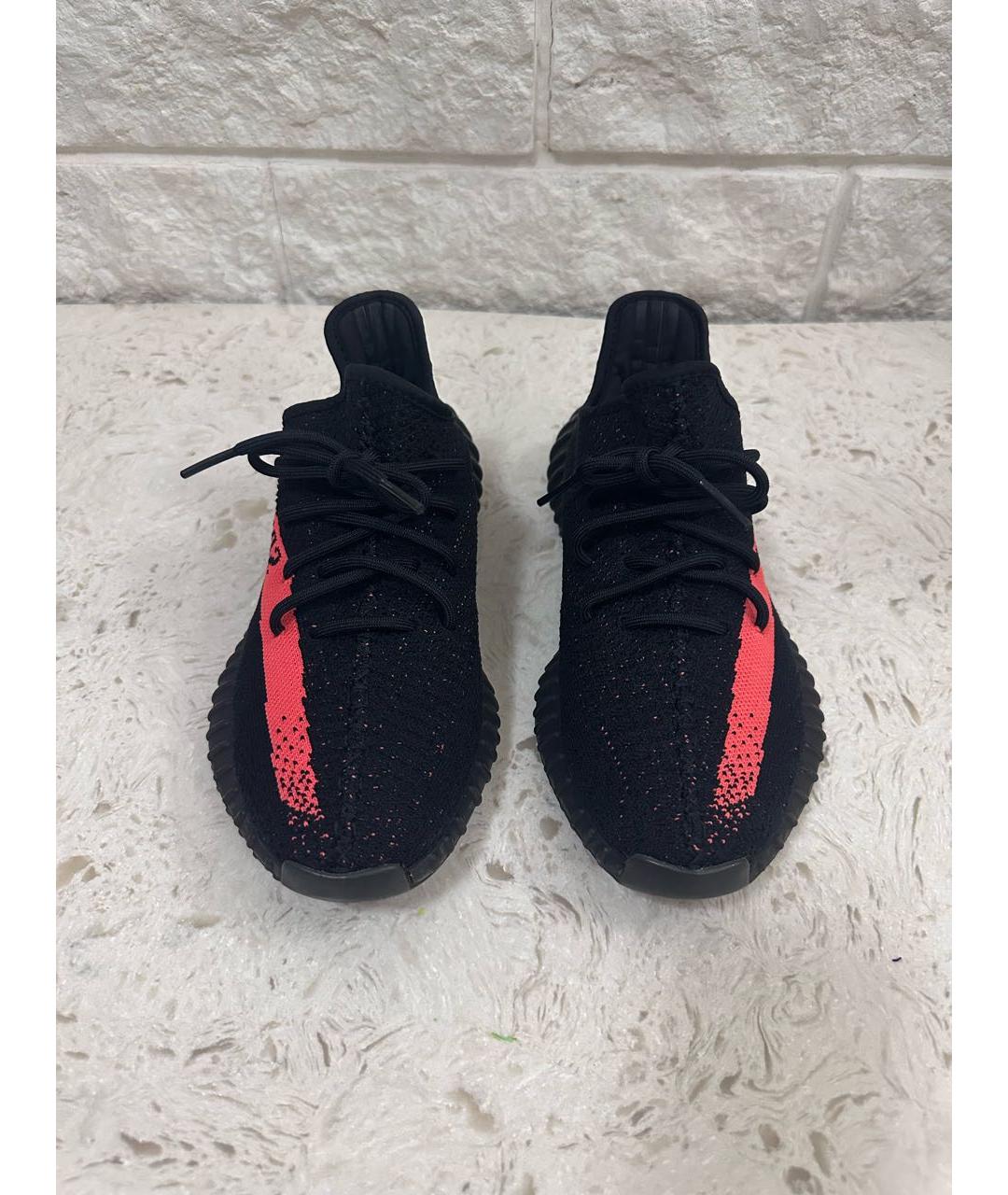 ADIDAS YEEZY Черные низкие кроссовки / кеды, фото 2